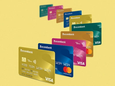 Rút tiền mặt thẻ tín dụng Sacombank giá rẻ tại HCM